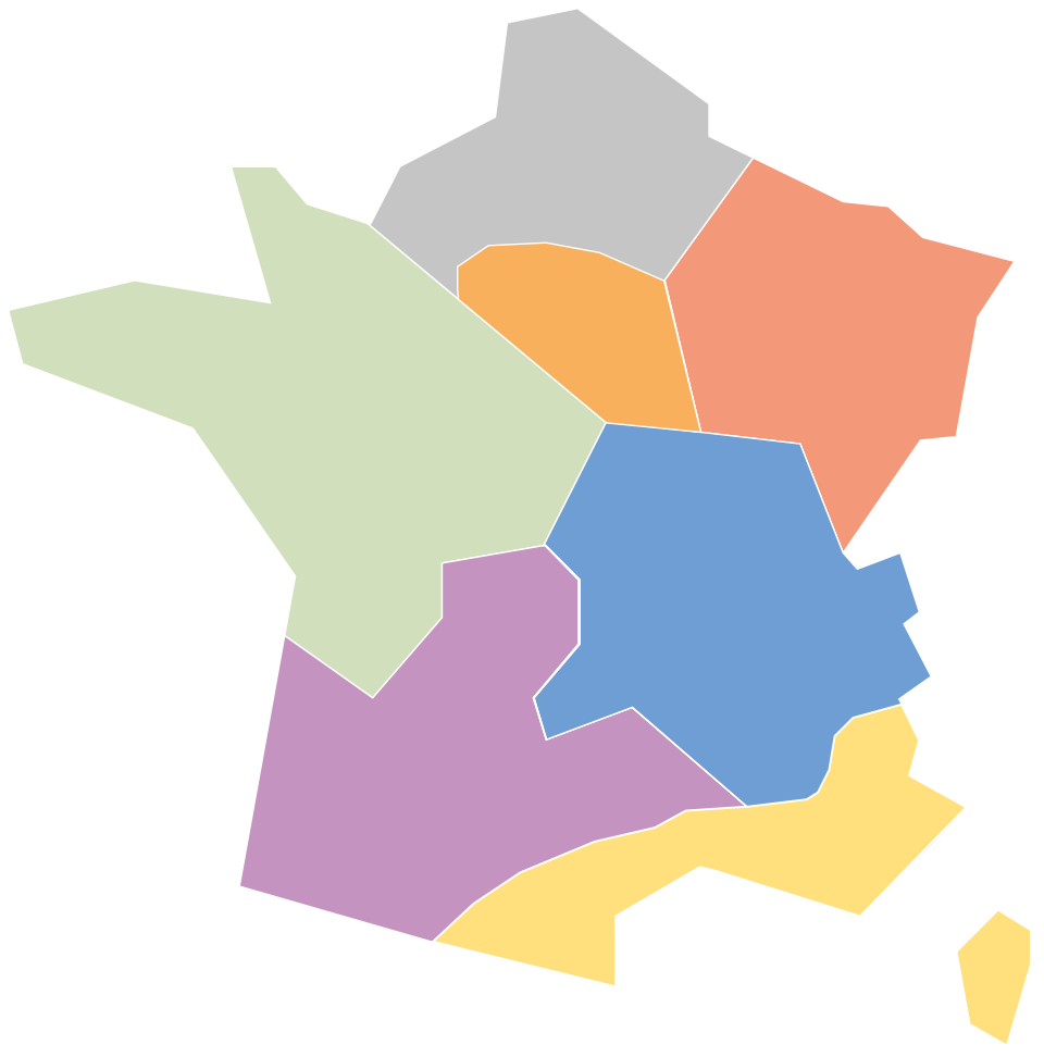 Map of Sempatap commercial representatives in France