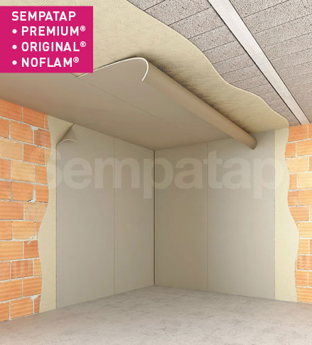 SempaTap Premium, Original and Noflam are versatile thermal insulation and sound absorption solutions that combat damp and cracks.
