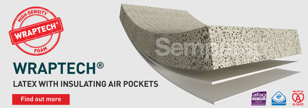 Discover the efficacy of Wraptech high-density latex foam.